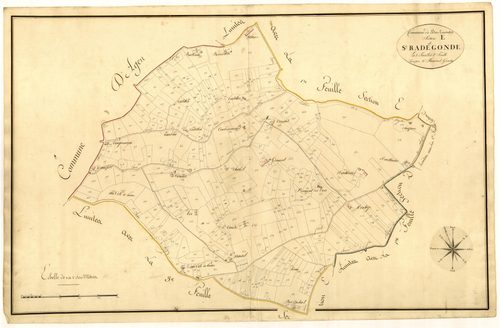 Plan primitif, atlas-E2 Sainte-Radegonde, Bon-Encontre