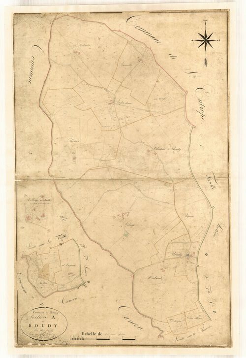 Plan napoléonien-A Boudy, Boudy-de-Beauregard