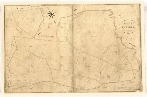 Plan napoléonien-B1 Taradel, Boudy-de-Beauregard