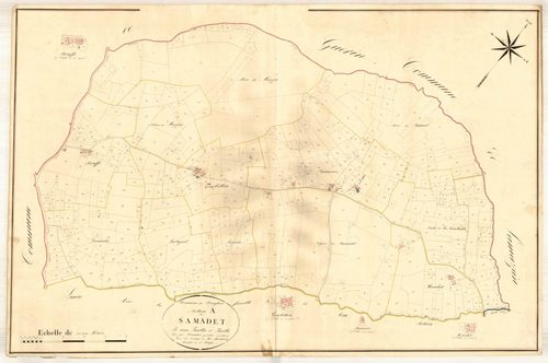 Plan napoléonien, atlas-A1 Samadet, Bouglon