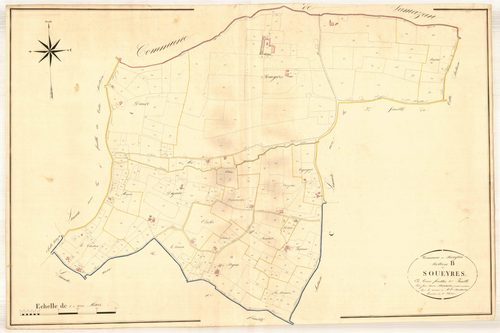 Plan napoléonien, atlas-B2 Soueyres, Bouglon