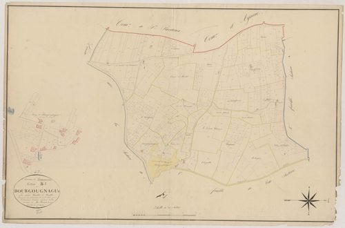 Plan napoléonien, atlas-B2 Bourgougnague, Bourgougnague