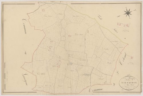 Plan napoléonien, atlas-C Tiffaudie, Bourgougnague