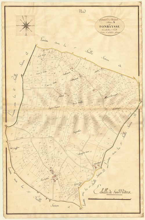 Plan primitif, atlas-A2 Fonbaysse, Bournel