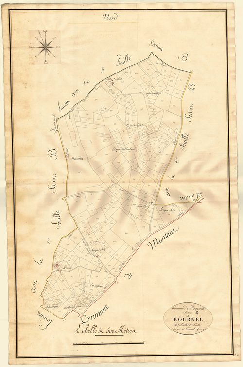 Plan primitif, atlas-B2 Bournel, Bournel