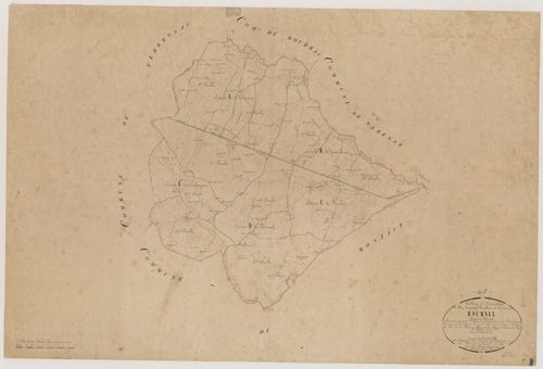 Plan napoléonien, feuille préparatoire-TA, Bournel