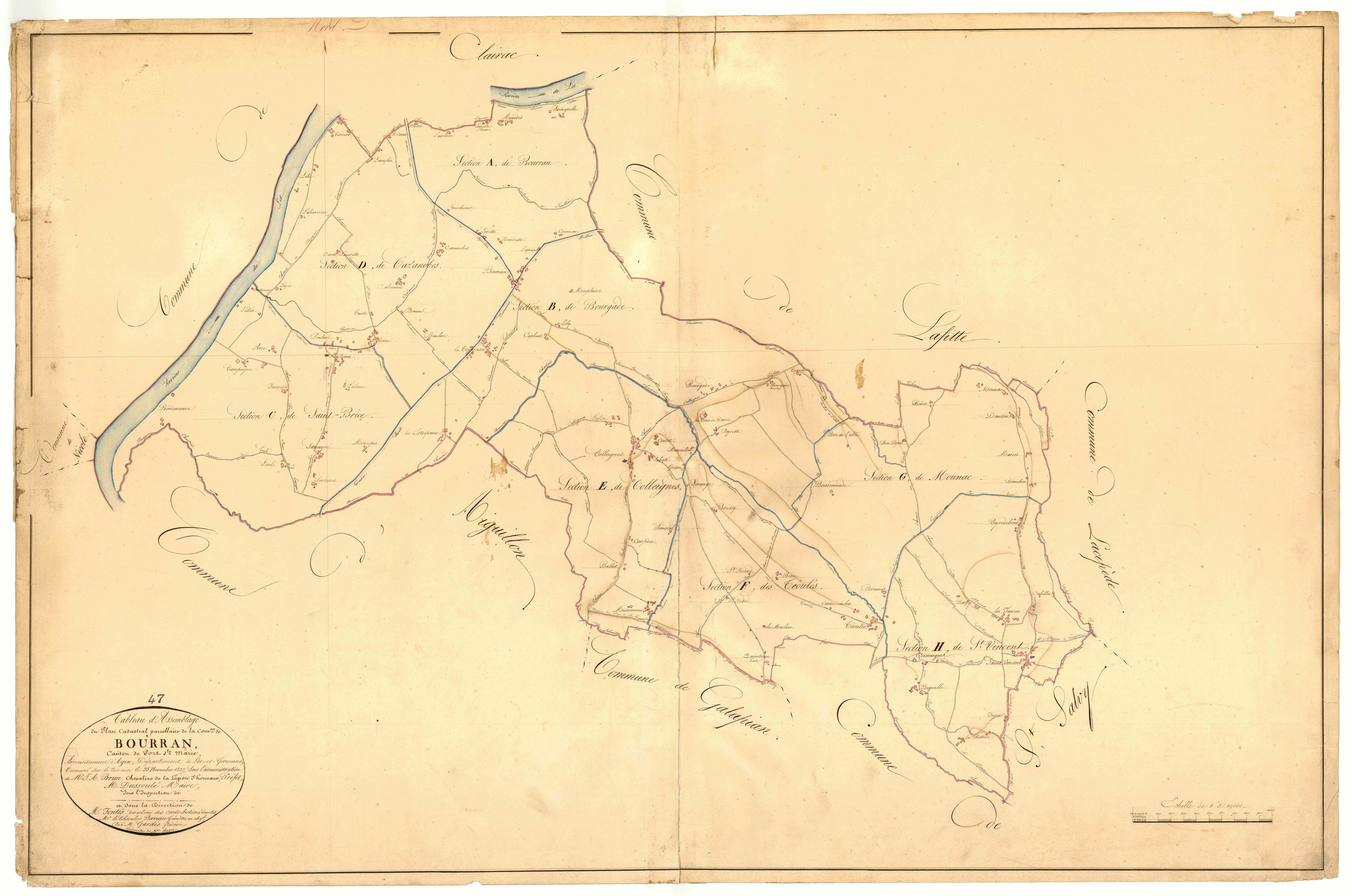 Plan napoléonien, atlas-TA, Bourran