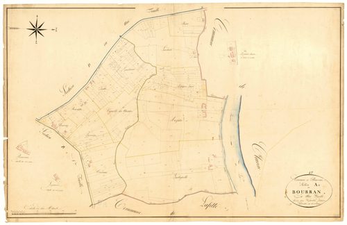 Plan napoléonien, atlas-A Bourran, Bourran