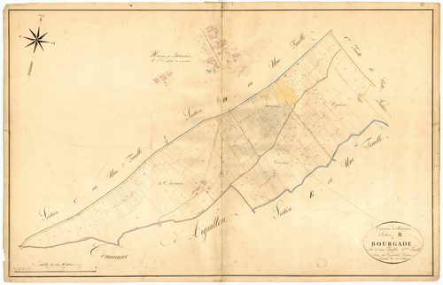 Plan napoléonien, atlas-B2 Bourgade, Bourran