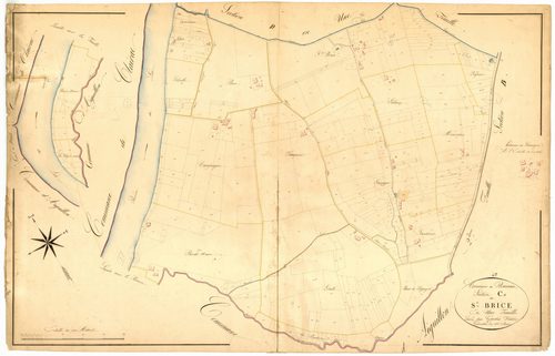 Plan napoléonien, atlas-C Saint-Brice, Bourran