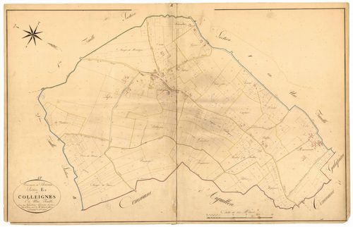Plan napoléonien, atlas-E Colleignes, Bourran