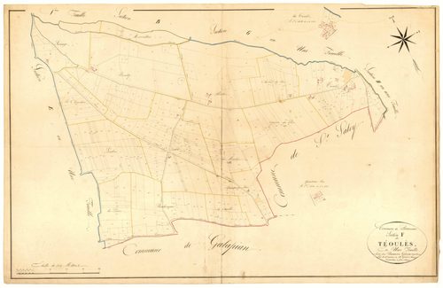 Plan napoléonien, atlas-F Téoulès, Bourran