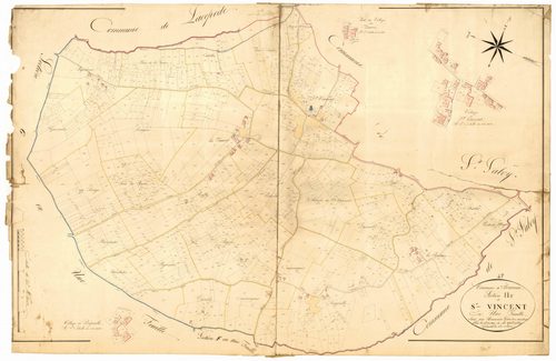 Plan napoléonien, atlas-H Saint-Vincent, Bourran