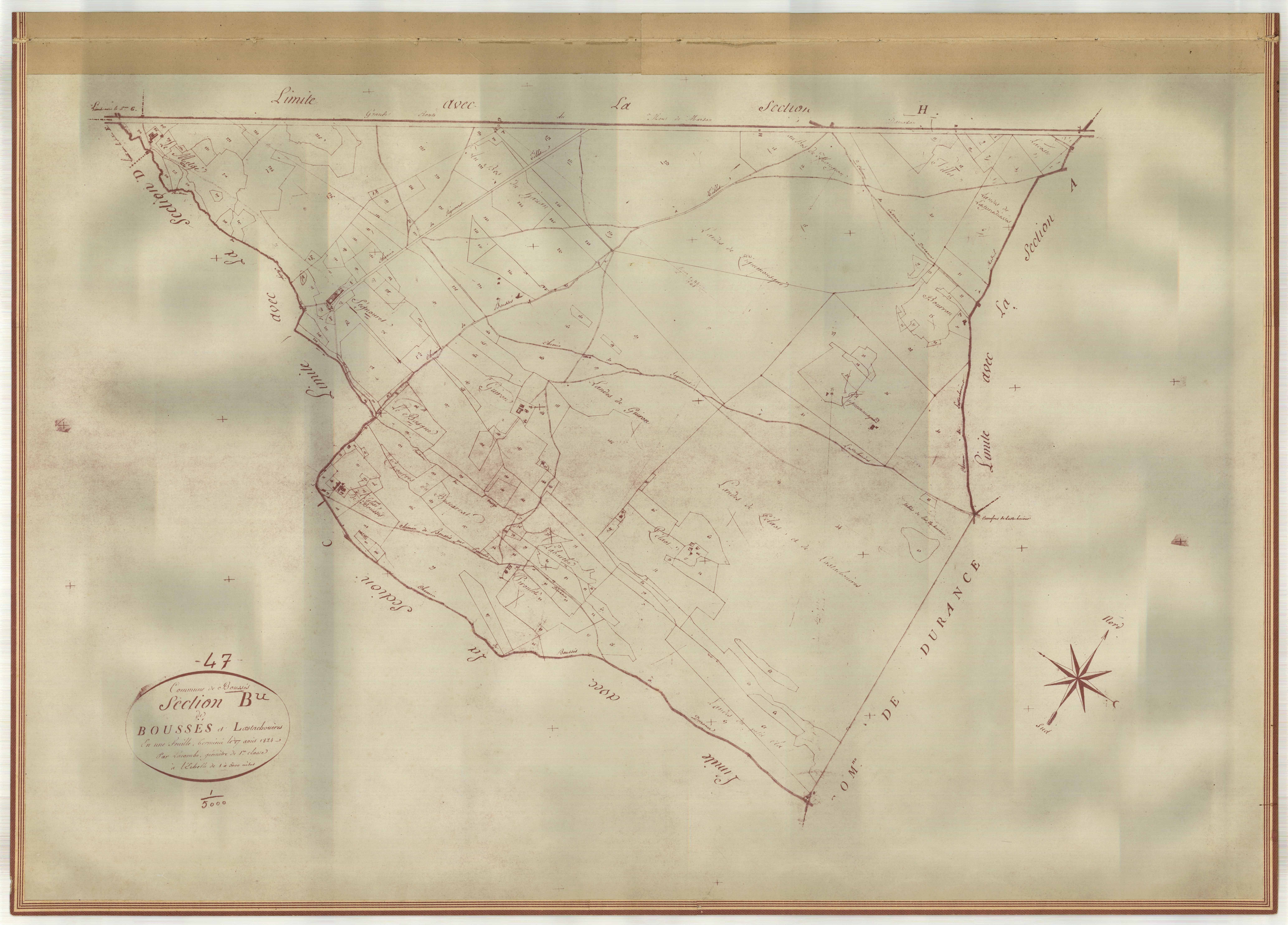 Plan napoléonien-B Boussès, Boussès