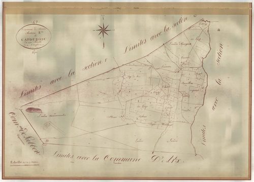 Plan napoléonien-E Le Cap-du-Bosc, Boussès