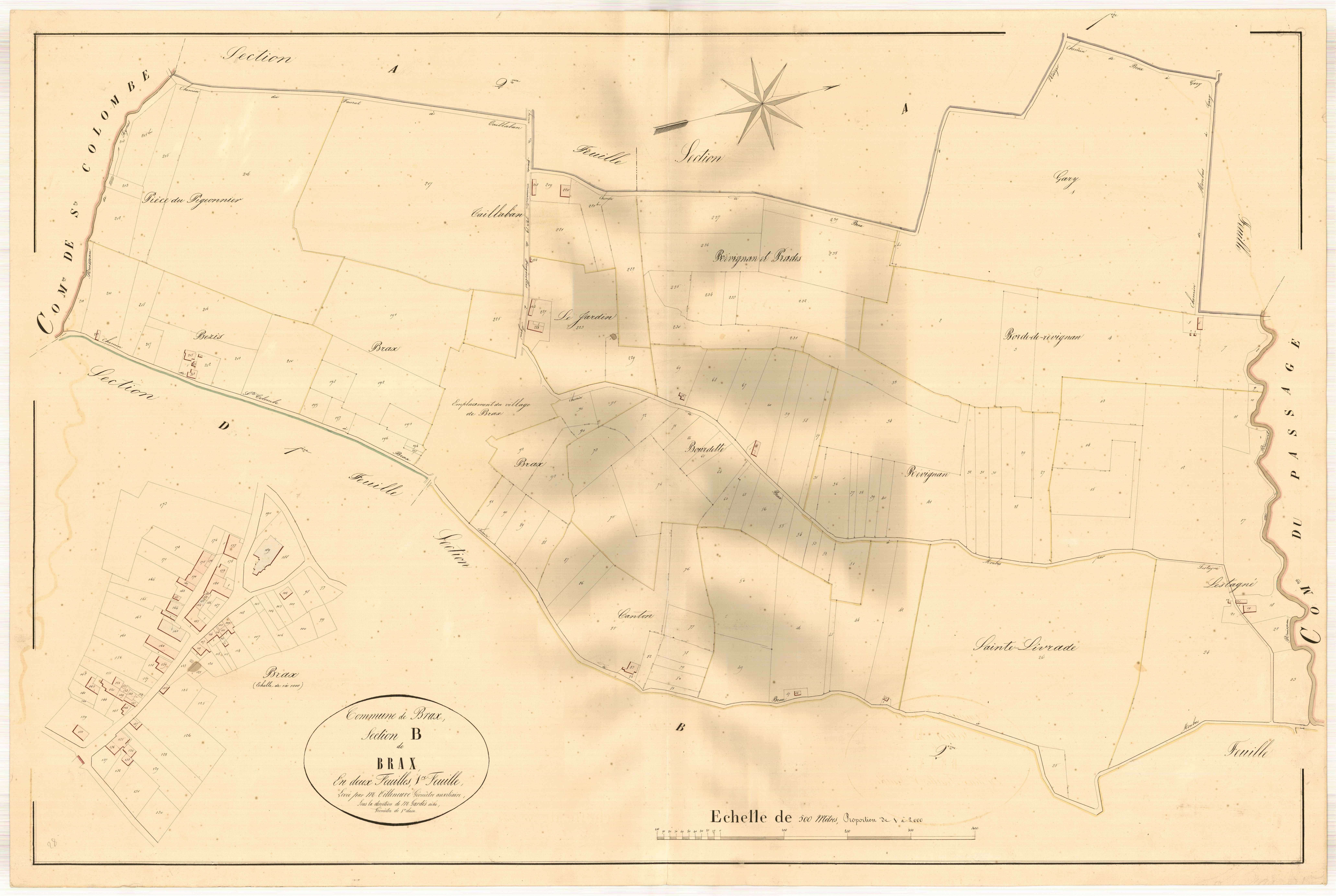 Plan napoléonien, atlas-B1 Brax, Brax