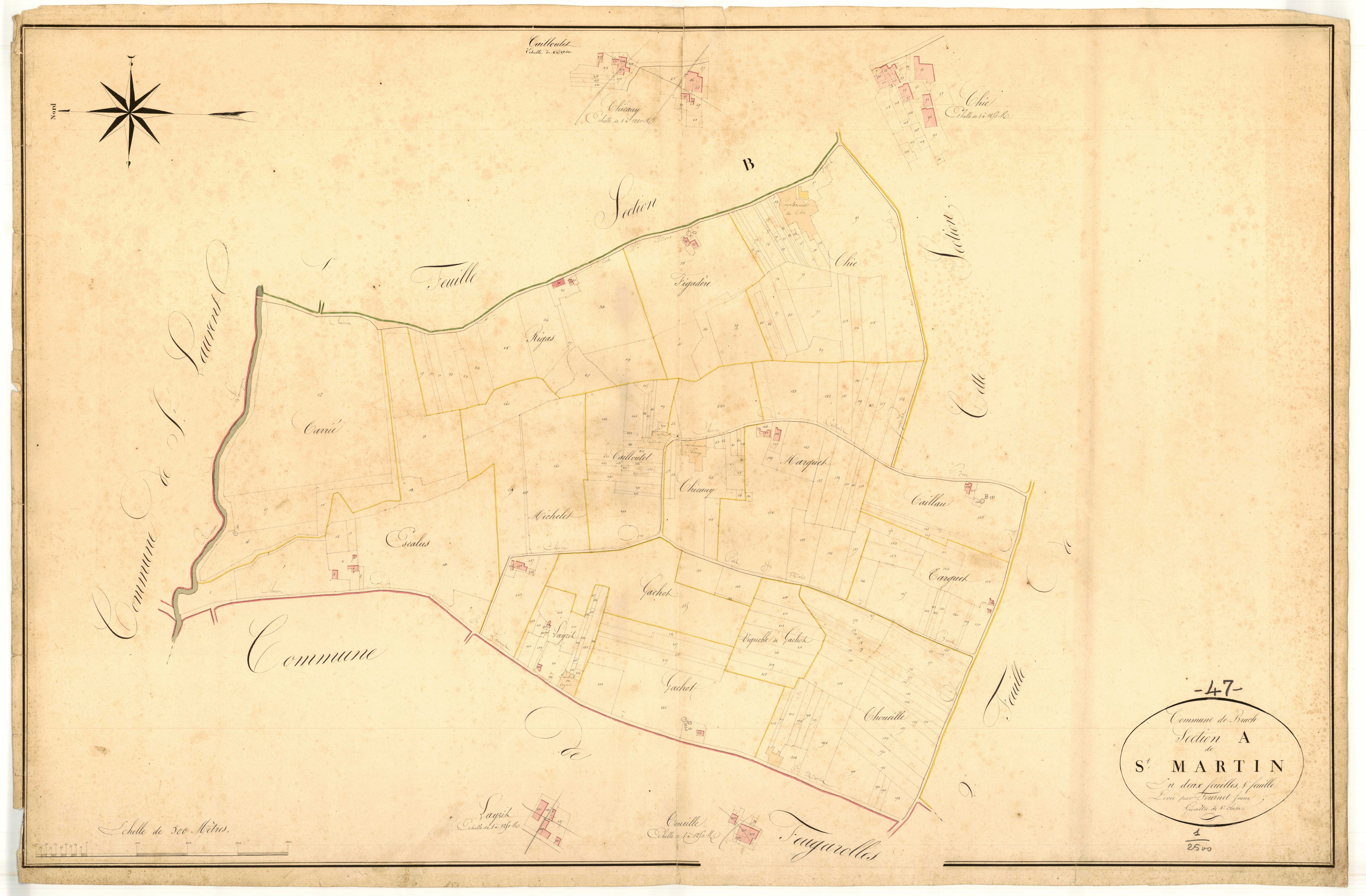 Plan napoléonien, atlas-A1 Saint-Martin, Bruch