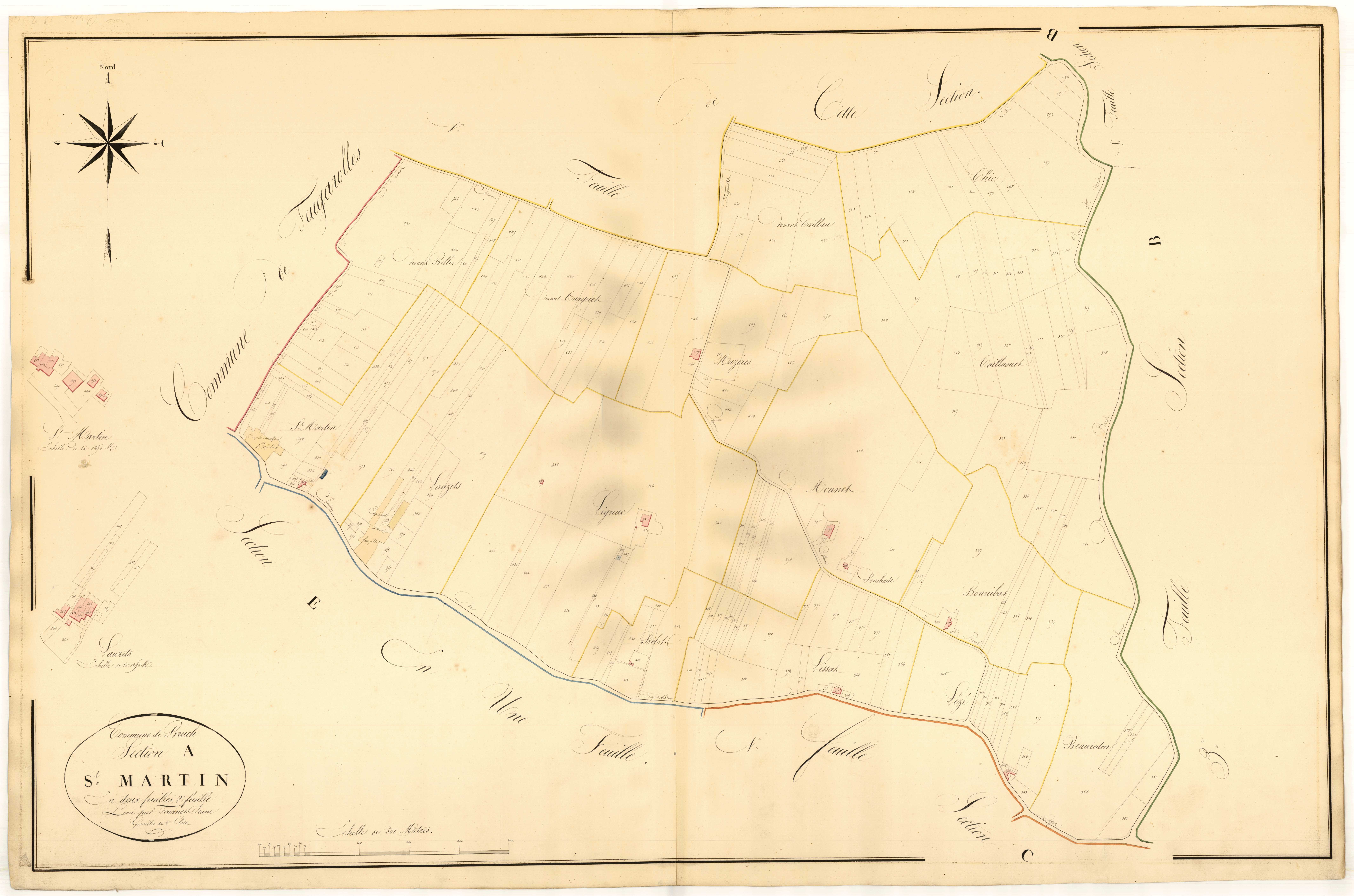 Plan napoléonien, atlas-A2 Saint-Martin, Bruch