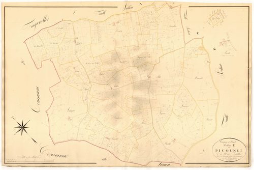 Plan napoléonien, atlas-E Picounet, Bruch