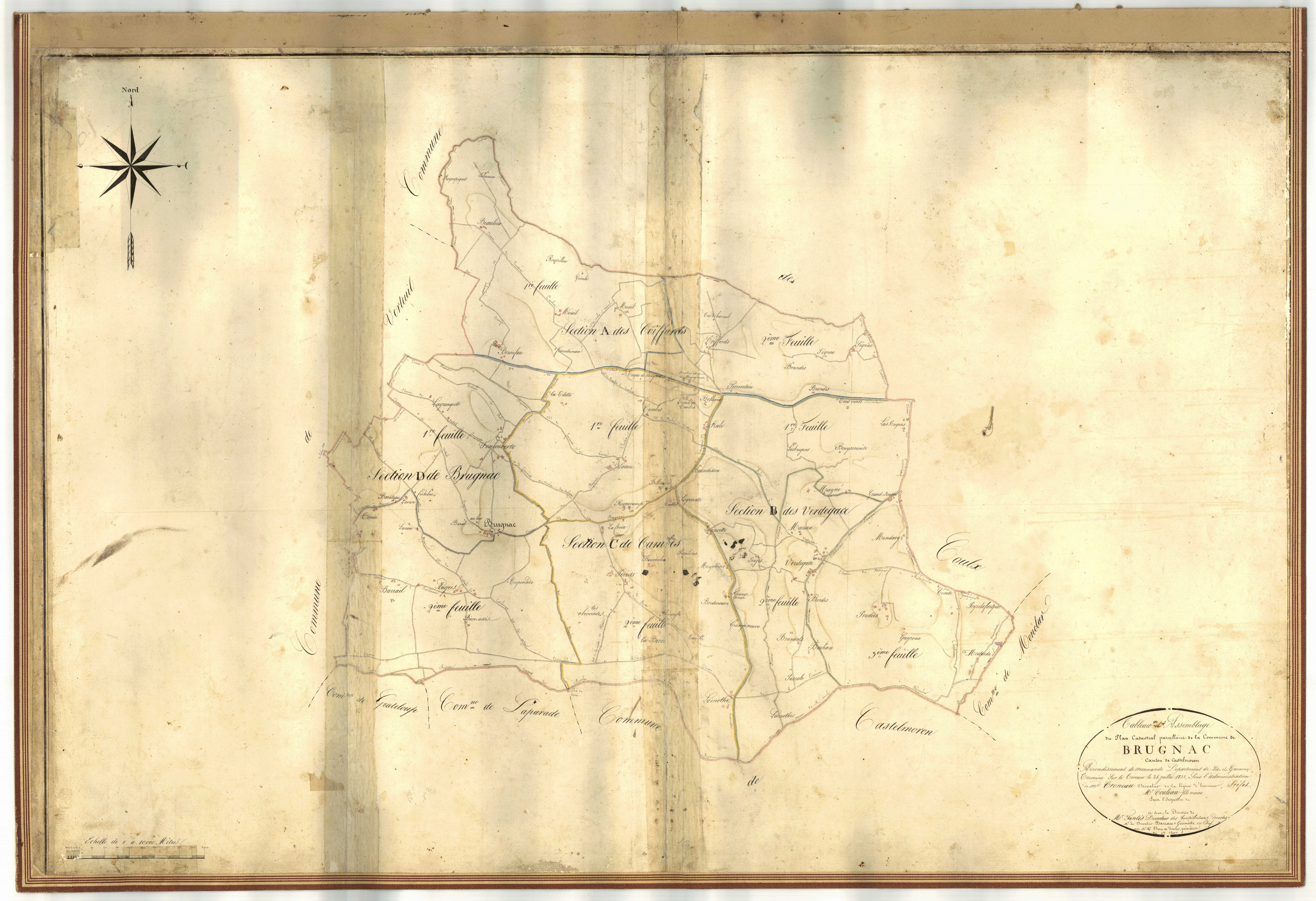Plan napoléonien-TA, Brugnac