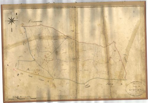 Plan napoléonien-A2 Coiffards, Brugnac