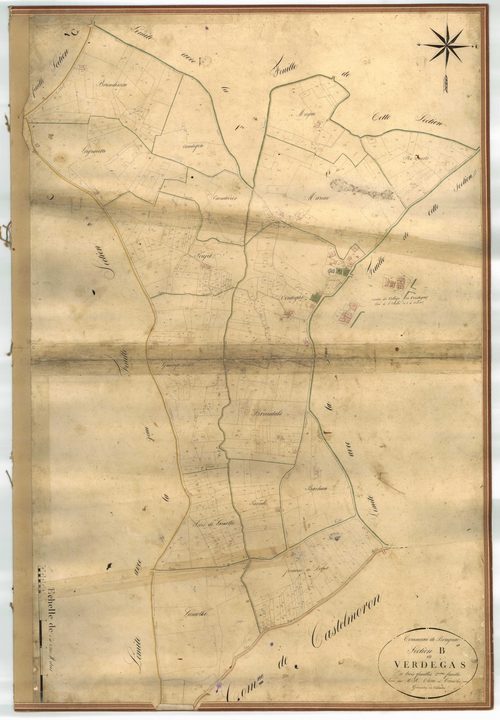 Plan napoléonien-B2 Les Verdegas, Brugnac
