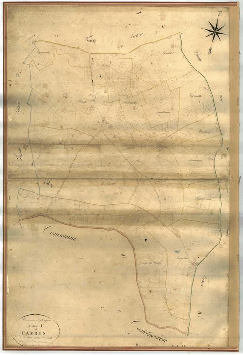 Plan napoléonien-C2 Cambes, Brugnac