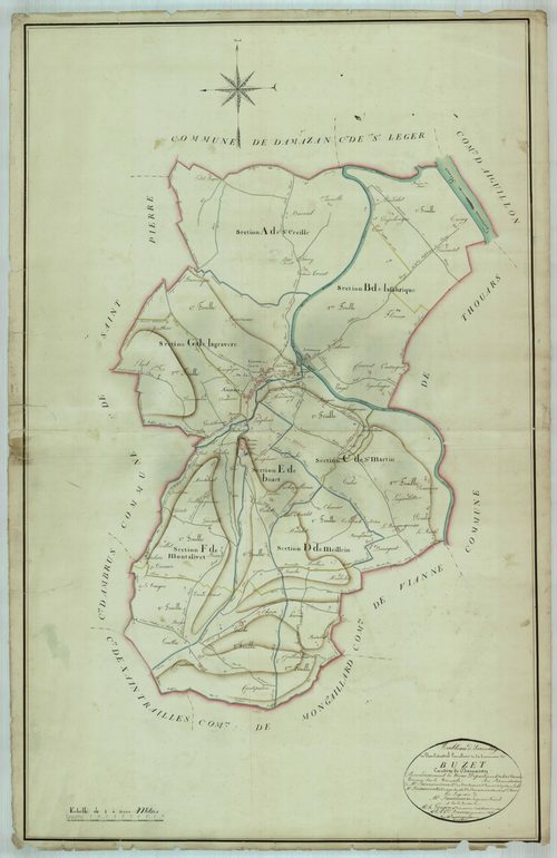 Plan napoléonien, atlas-TA, Buzet-sur-Baïse