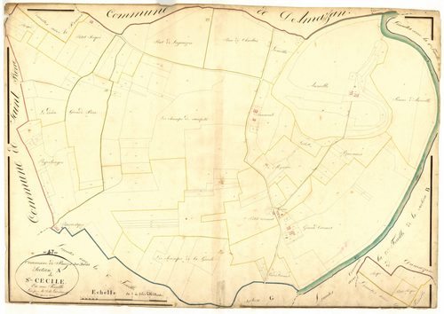 Plan napoléonien, atlas-A Sainte-Cécile, Buzet-sur-Baïse