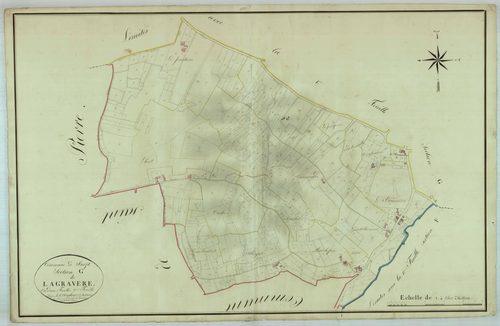 Plan napoléonien, atlas-G2 Lagravère, Buzet-sur-Baïse