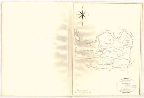 Plan napoléonien, atlas-TA, Cahuzac