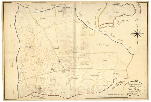 Plan napoléonien, atlas-C Mouch, Calignac
