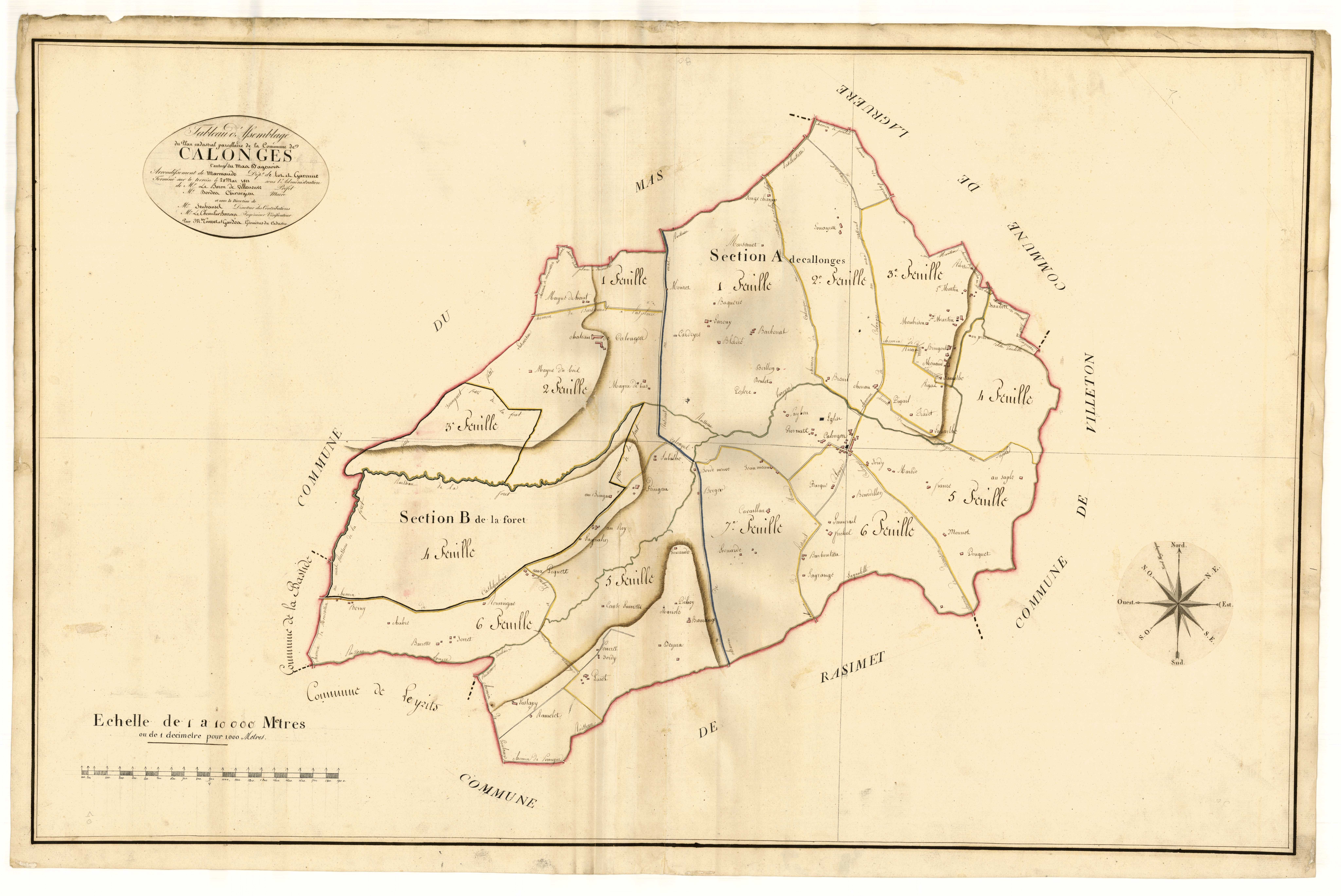 Plan primitif, atlas-TA, Calonges
