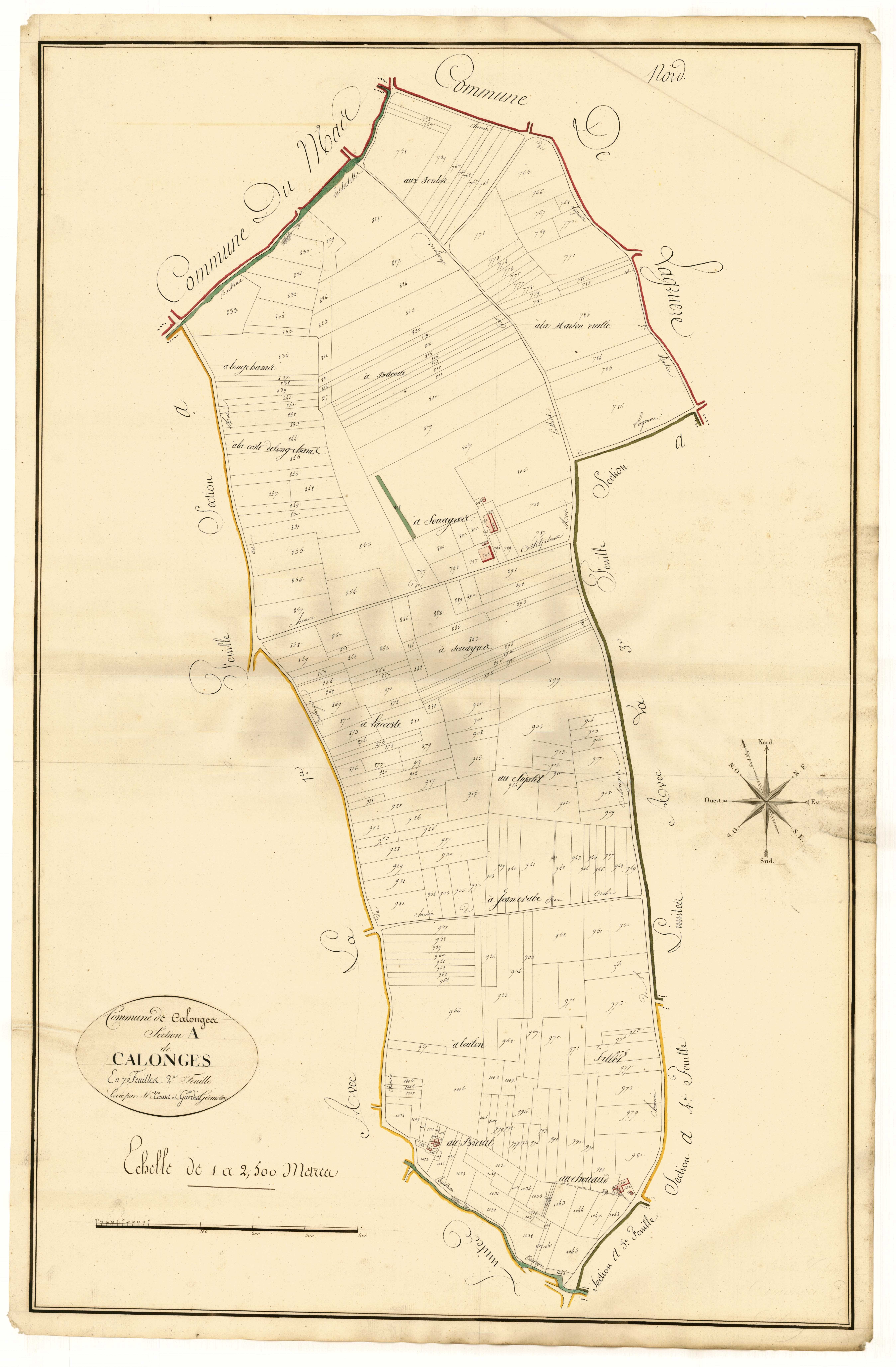 Plan primitif, atlas-A2 Calonges, Calonges