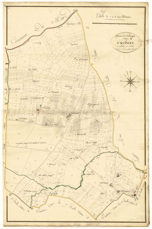 Plan primitif, atlas-A1 Calonges, Calonges