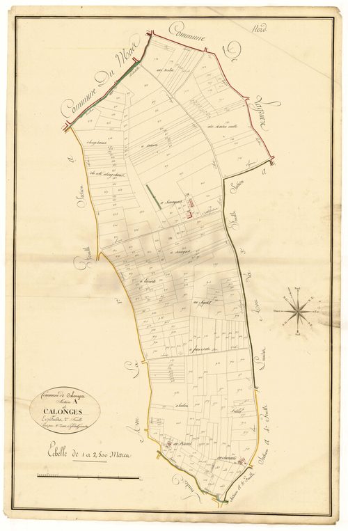 Plan primitif, atlas-A2 Calonges, Calonges