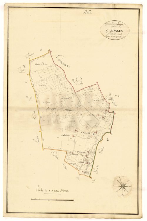 Plan primitif, atlas-A3 Calonges, Calonges