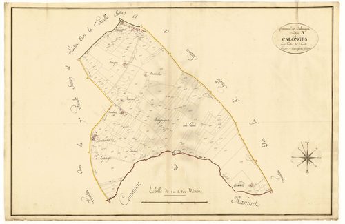 Plan primitif, atlas-A6 Calonges, Calonges