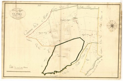Plan primitif, atlas-B2 La Forêt, Calonges