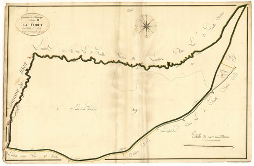 Plan primitif, atlas-B4 La Forêt, Calonges