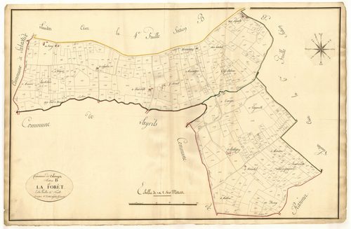 Plan primitif, atlas-B6 La Forêt, Calonges