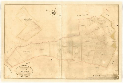 Plan napoléonien-A1 Saint-Martin, Calonges