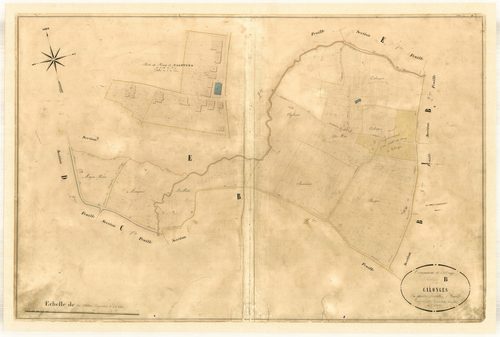 Plan napoléonien-B1 Calonges, Calonges