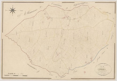 Plan napoléonien, atlas-A1 Cambes, Cambes