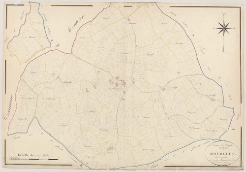 Plan napoléonien, atlas-C Mourgues, Cambes
