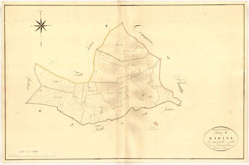 Plan napoléonien, atlas-C1 Rabine, Cancon
