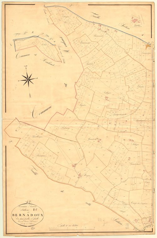 Plan napoléonien, atlas-F1 Bernadoux, Cancon