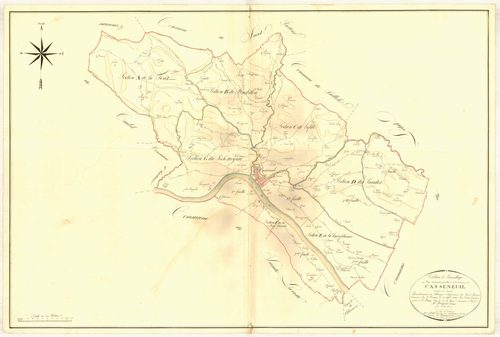 Plan napoléonien, atlas-TA, Casseneuil
