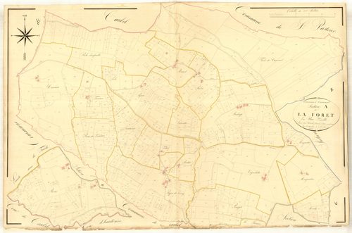 Plan napoléonien, atlas-A La Forêt, Casseneuil