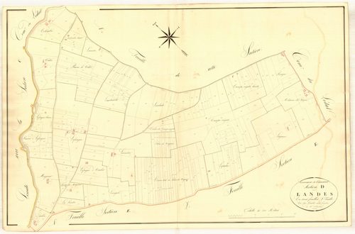 Plan napoléonien, atlas-D2 Les Landes, Casseneuil